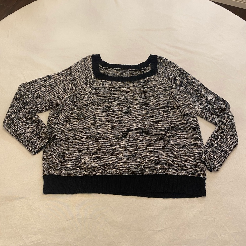EILEEN FISHER Knit Boat Neck Sweater, Size XL